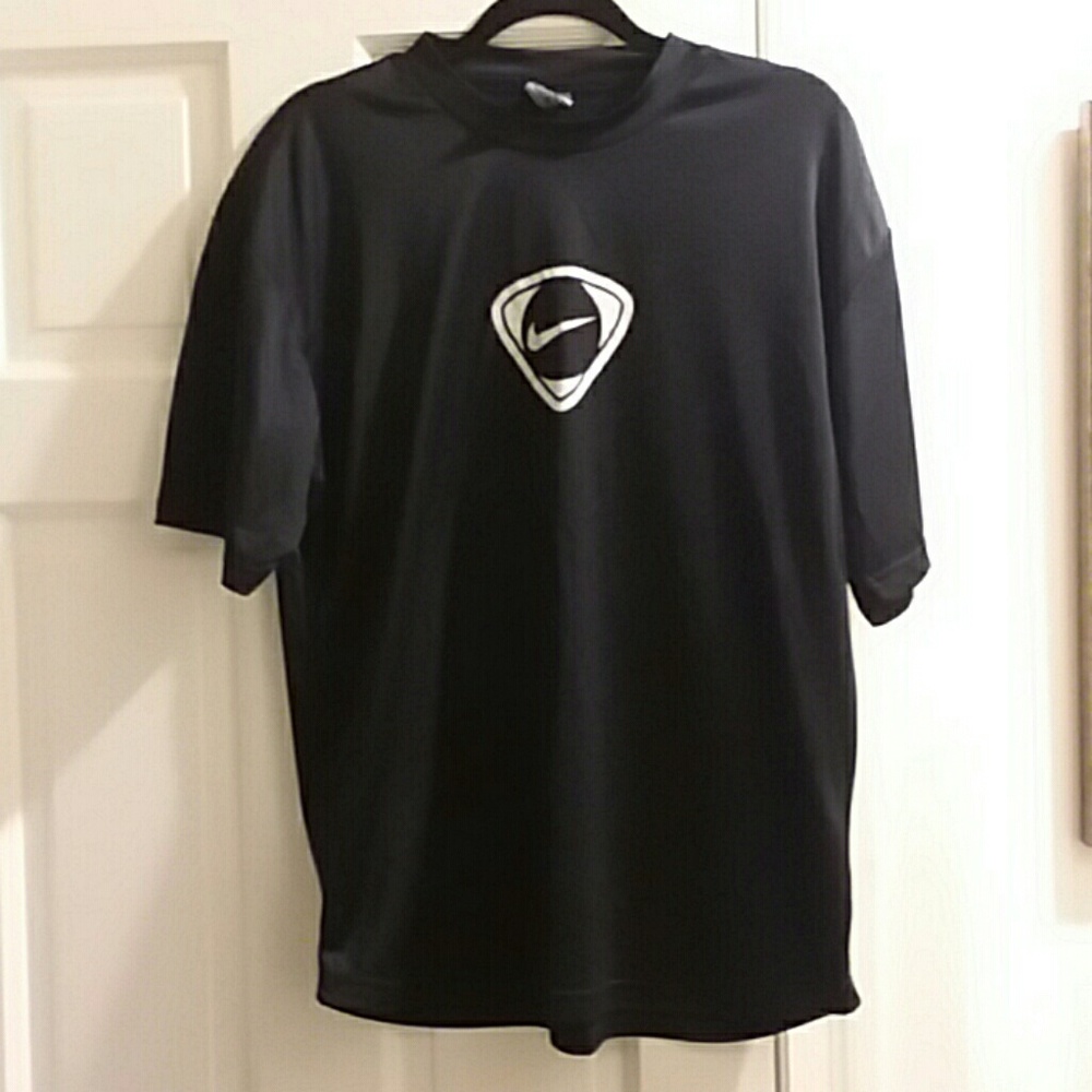 Nike dri fit short sleeve shirt.  Size large